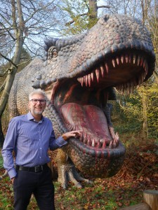 Chris with t-rex